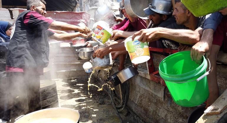 Estudo revela baixos níveis de desnutrição aguda entre crianças em Gaza
