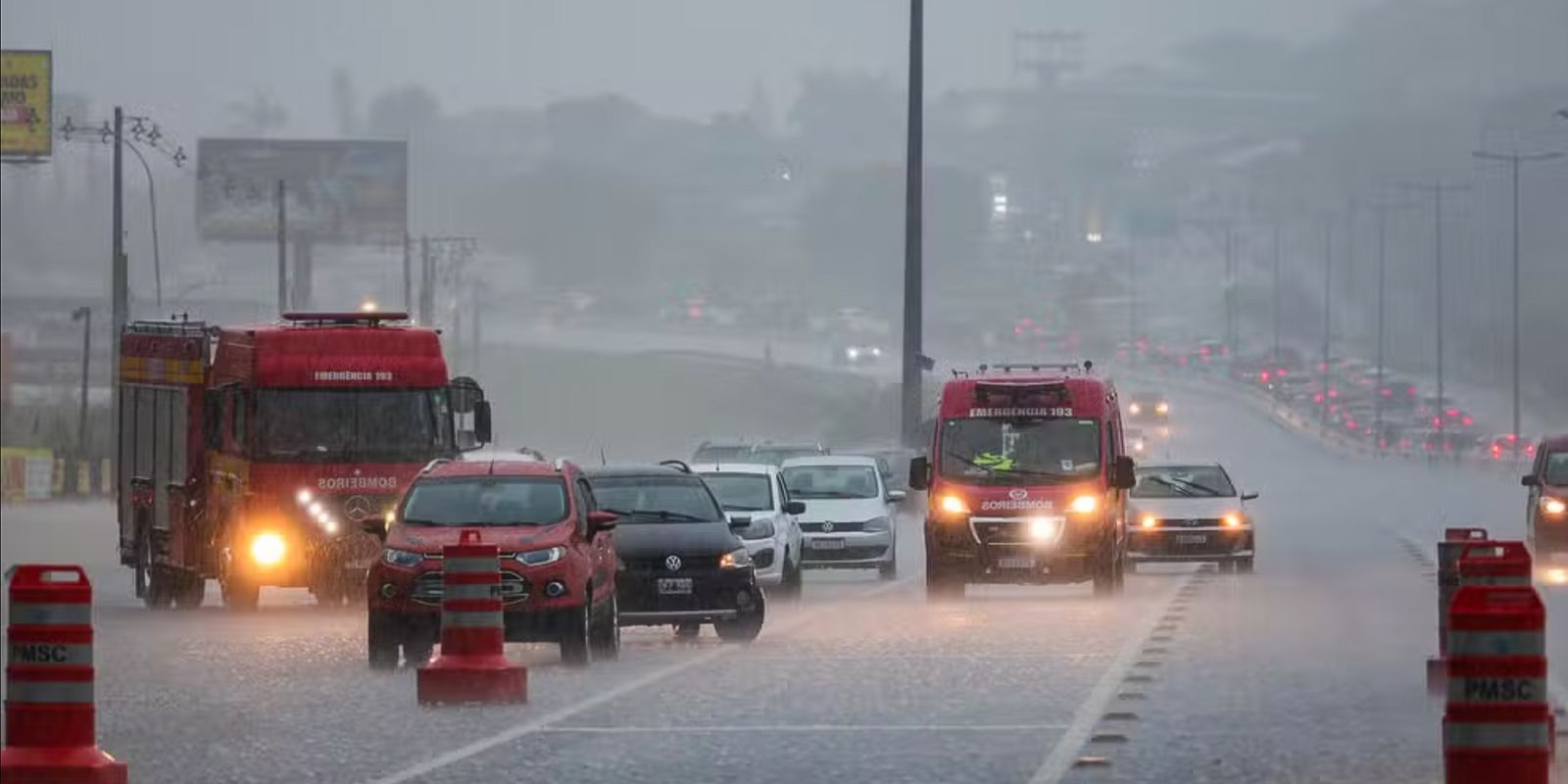 Sul e Sudeste terão dia de chuva, trovoadas e tempestades