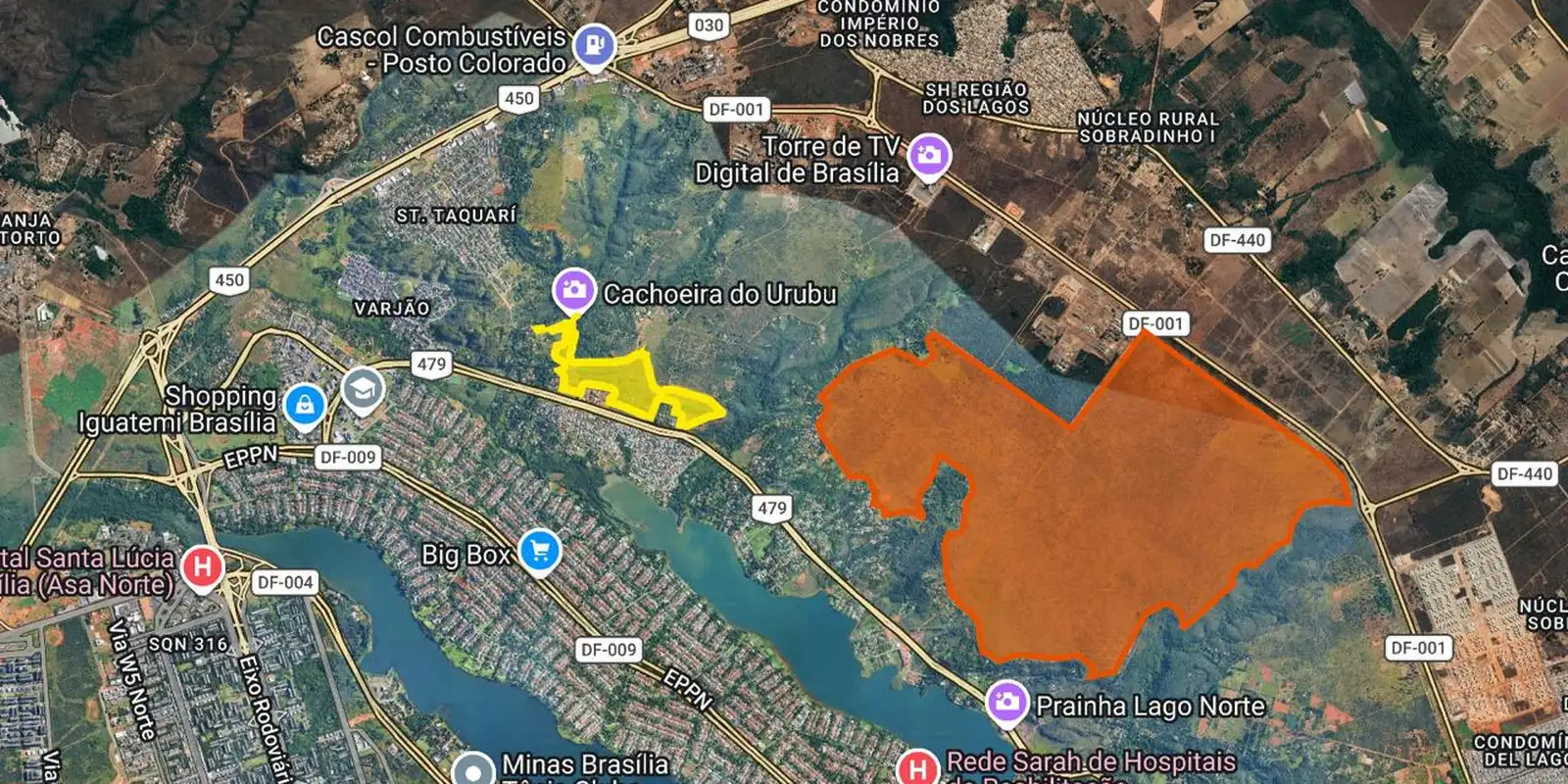 Parque da Serrinha não inclui área destinada ao BRB, diz associação