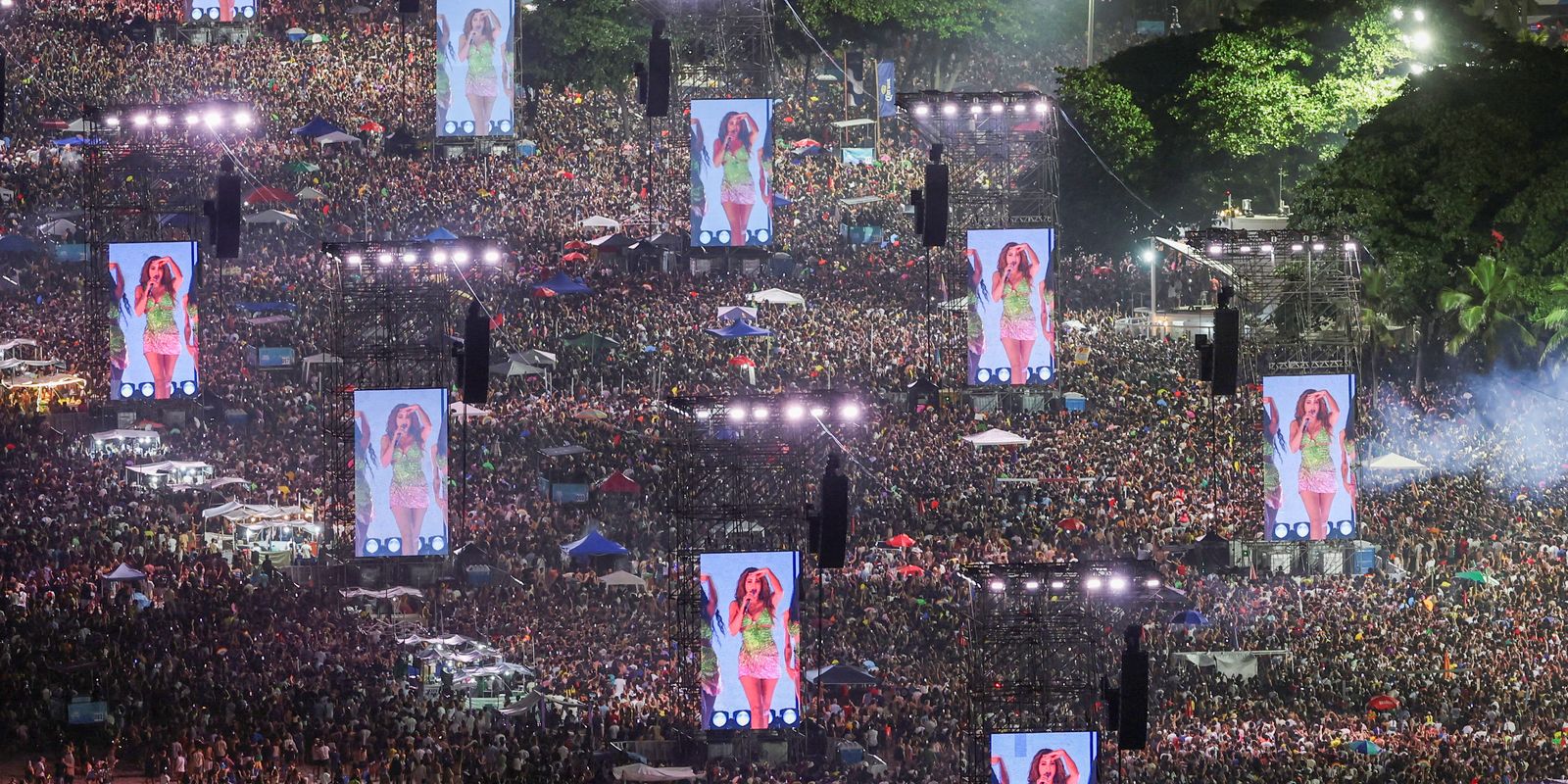 Mesmo com multidão, show de Shakira não registra ocorrência graves