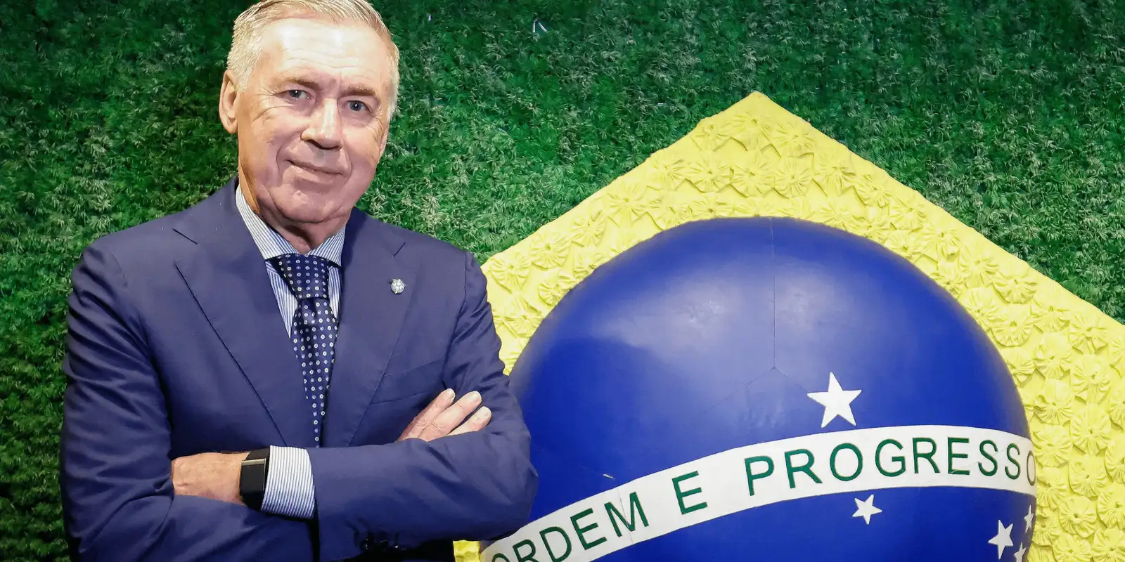 CBF anuncia ampliação de contrato com técnico Carlo Ancelotti